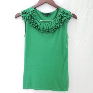 ANTONIO MELANI - Blouse Sleeveless - Ruffle Neck